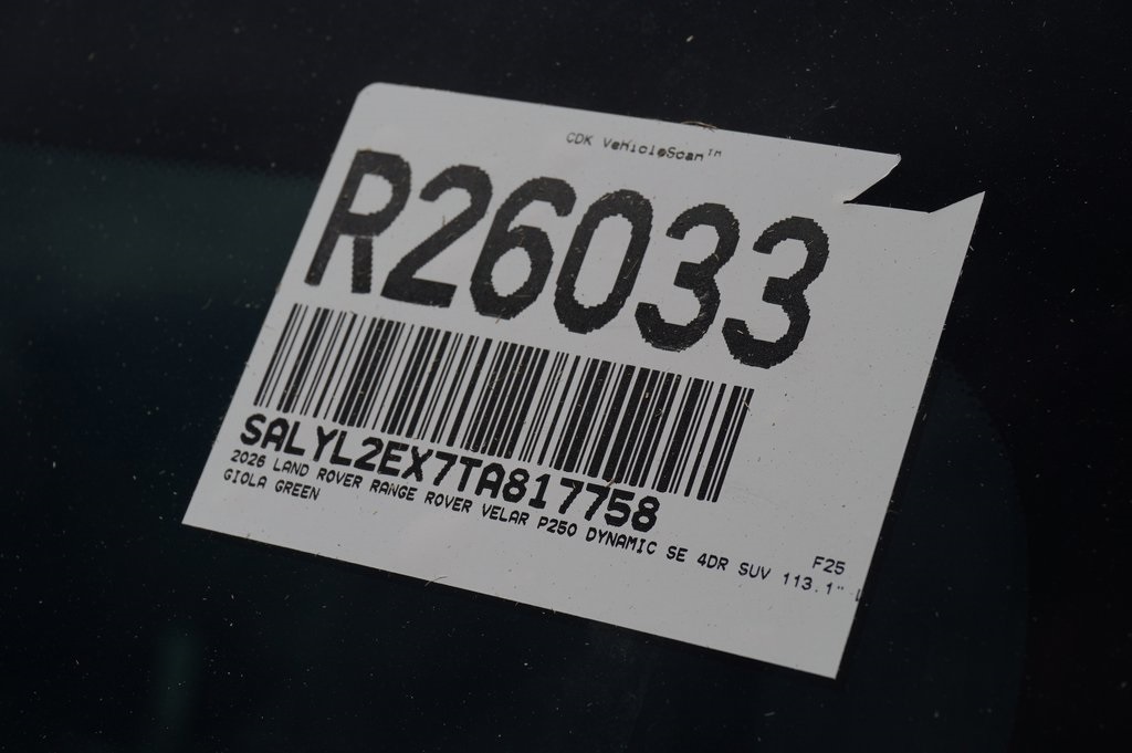 2026 LAND ROVER RANGE ROVER VELAR - Image 30