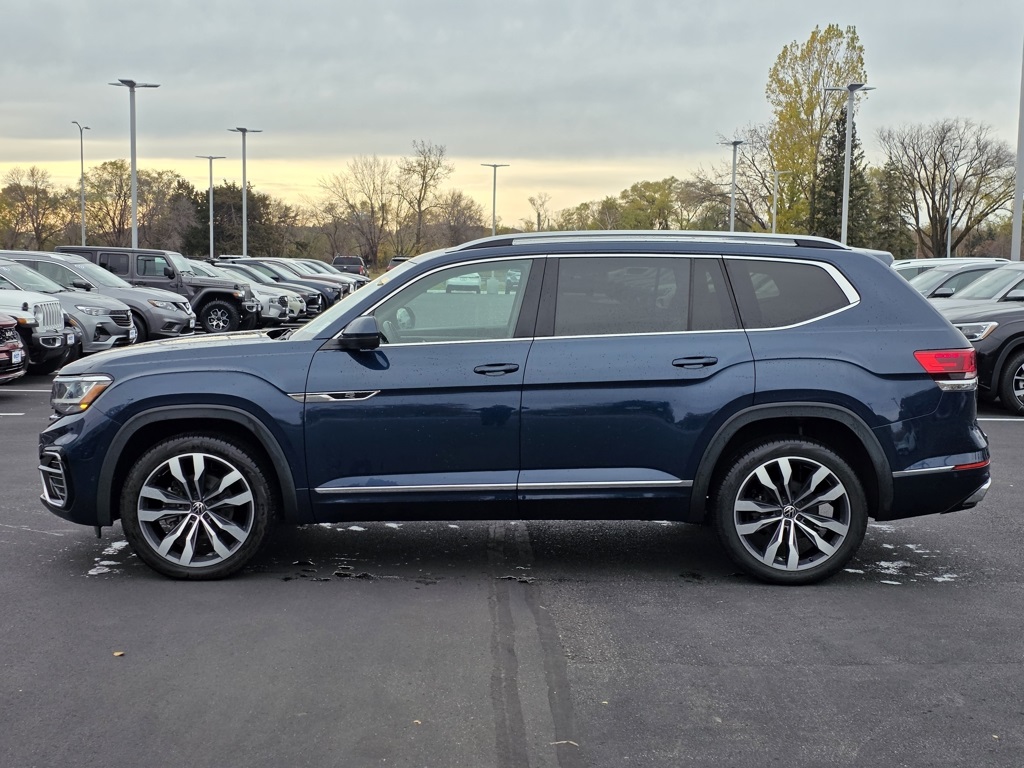 Certified 2022 Volkswagen Atlas SEL Premium R-Line with VIN 1V2FR2CA2NC503629 for sale in St. Cloud, Minnesota