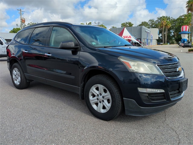 Used 2017 Chevrolet Traverse LS with VIN 1GNKRFED3HJ151022 for sale in Daytona Beach, FL
