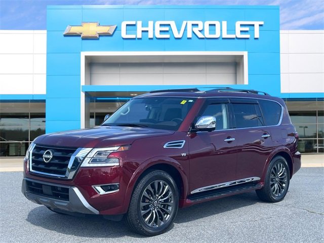 Used 2021 Red Nissan Platinum 4WD image 1