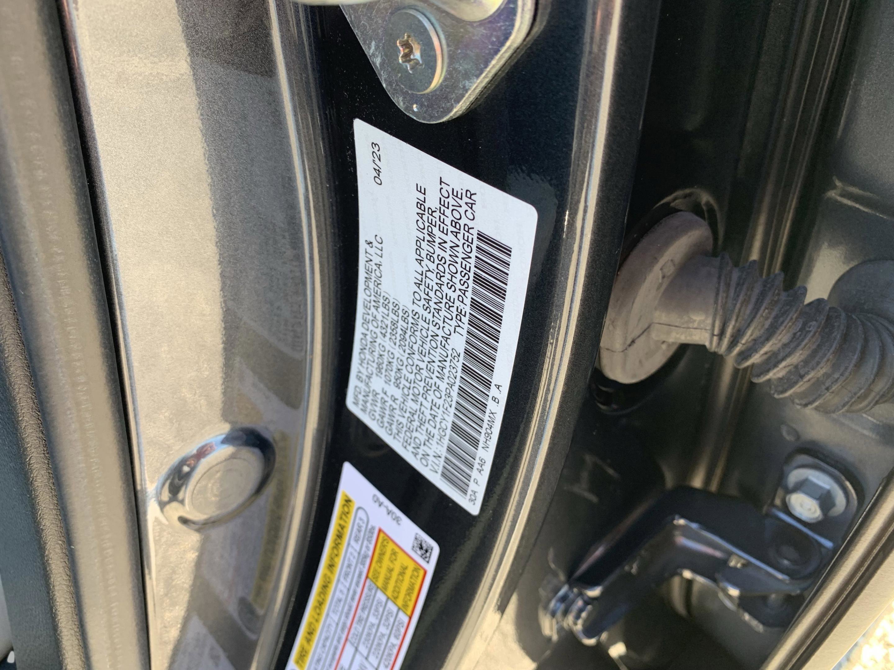 2023 Honda Accord LX photo 39