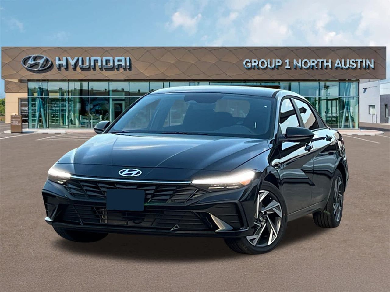 2025 Hyundai Elantra Hybrid Blue photo 2