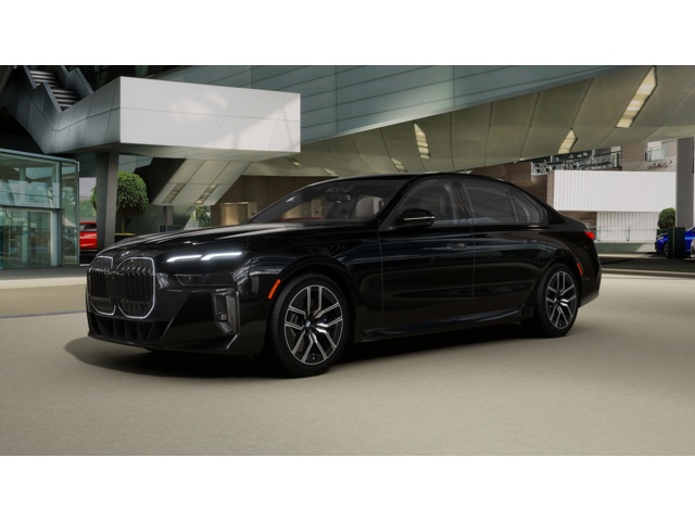New 2025 Black Sapphire Metallic BMW 760i xDrive image 1