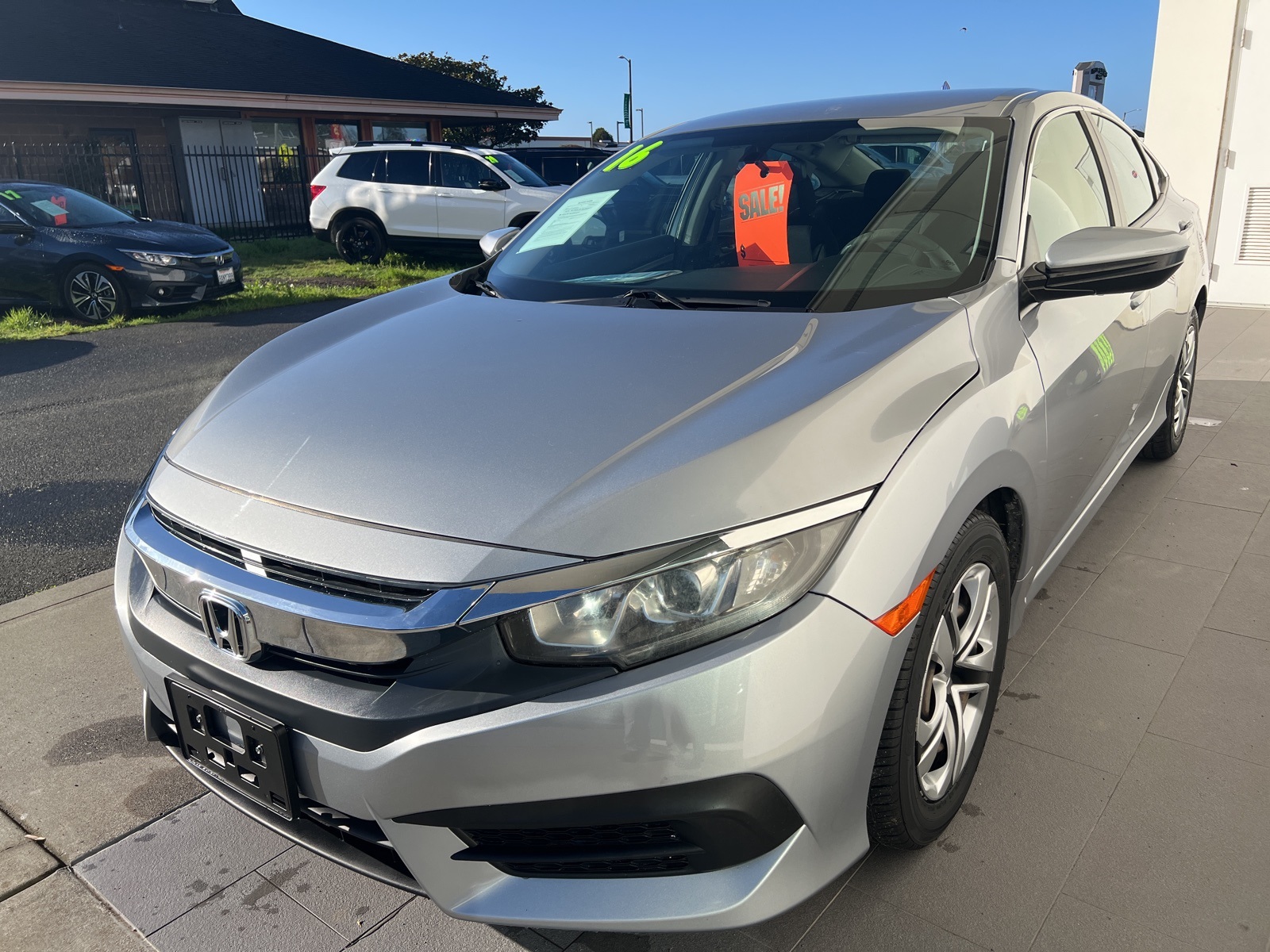 Used 2016 Honda Civic LX with VIN 19XFC2F53GE243609 for sale in McKinleyville, CA
