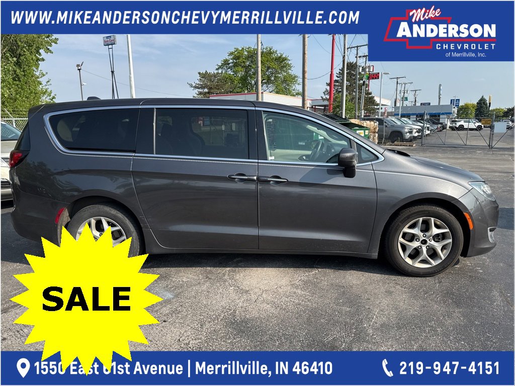 Used 2017 Chrysler Pacifica Touring Plus with VIN 2C4RC1BG5HR777533 for sale in Merrillville, IN