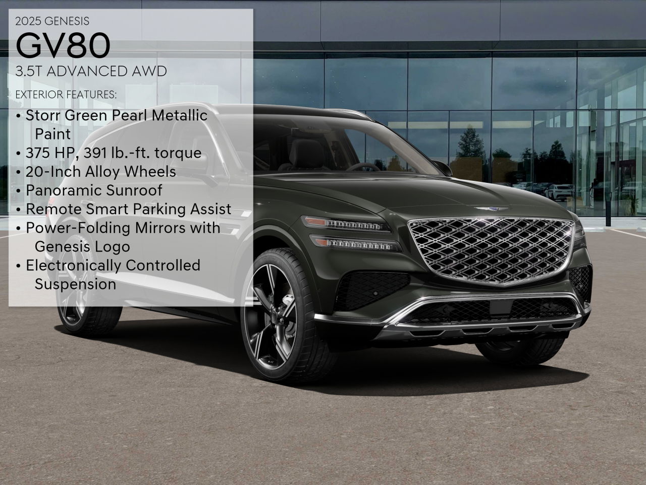 2025 Genesis GV80 3.5T Advanced AWD photo 3