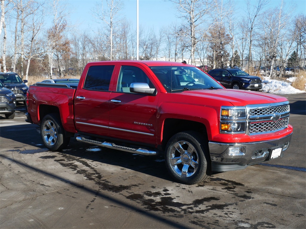 Used 2014 Chevrolet Silverado 1500 LTZ with VIN 3GCUKSEC7EG431142 for sale in Minneapolis, Minnesota