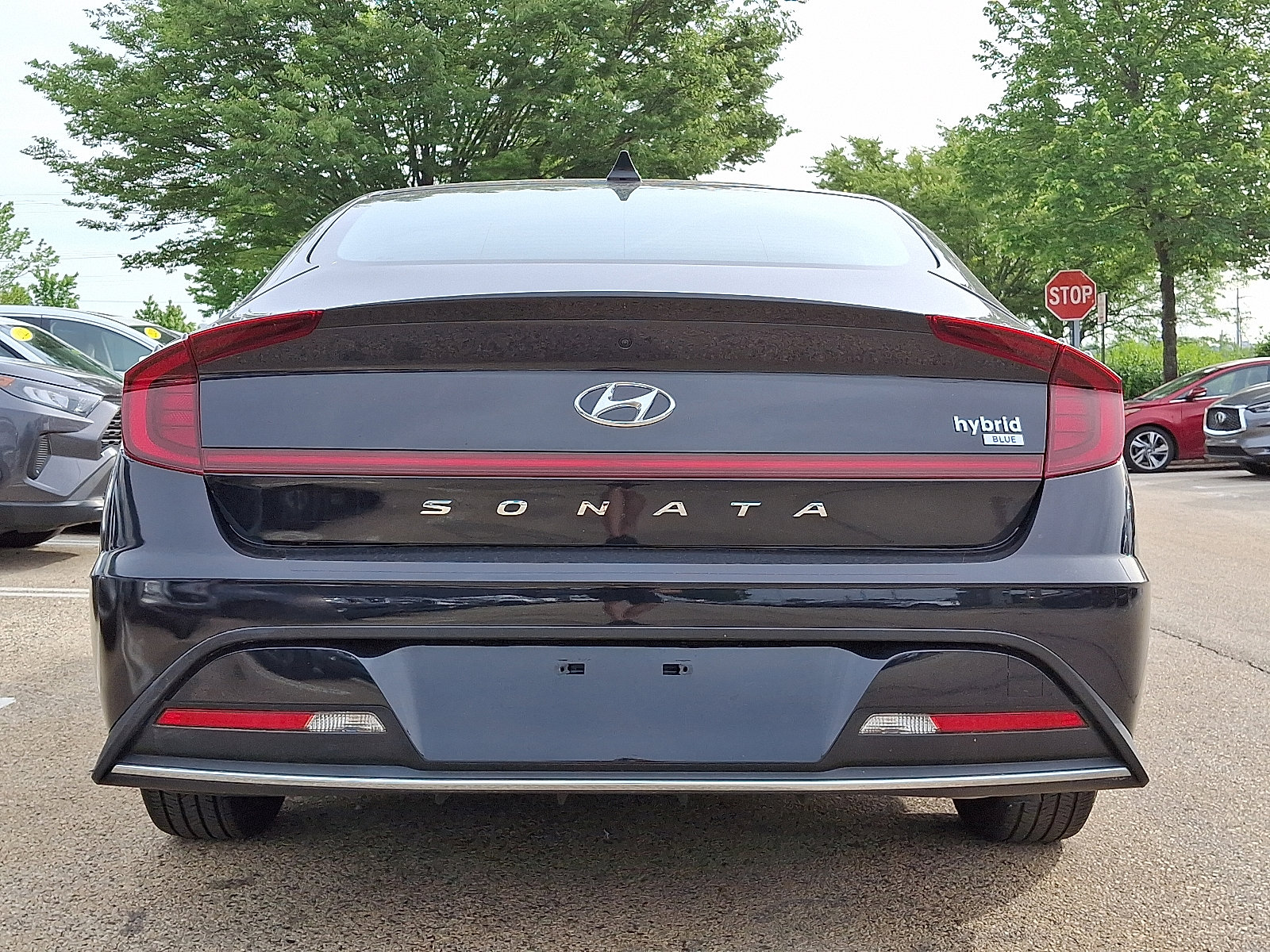 2023 Hyundai Sonata Hybrid Blue photo 3
