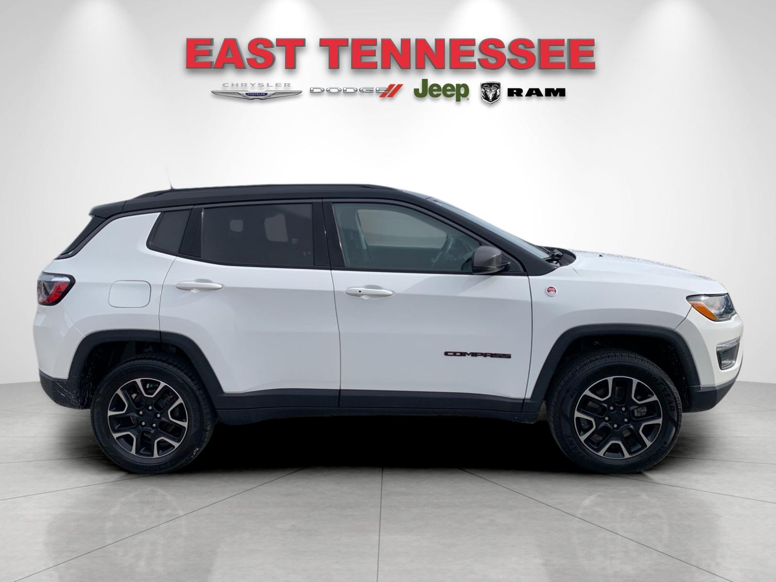 Used 2021 Jeep Compass Trailhawk with VIN 3C4NJDDB4MT512116 for sale in Crossville, TN