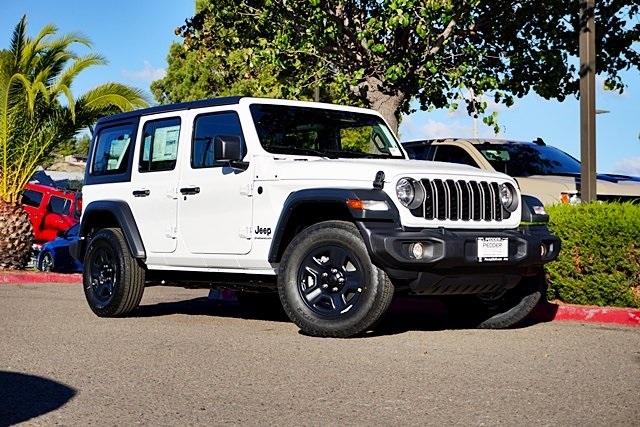 New 2026 Bright White Clear-Coat Exterior Paint Jeep Sport image 2