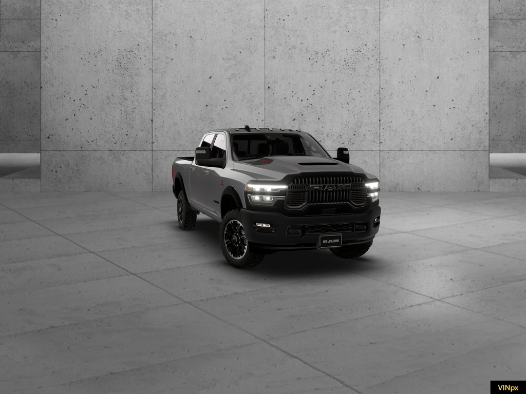 New 2026 Ceramic Gray Clear-Coat Exterior Paint RAM Rebel image 4