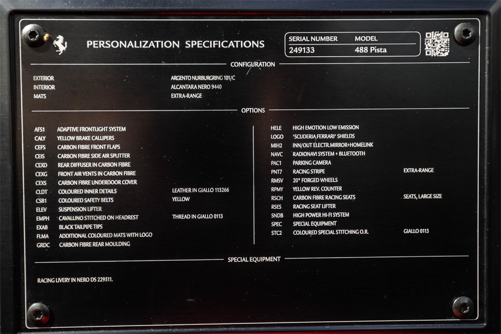 Certified Used 2020 Argento Nurburgring Metallic Ferrari Base image 50