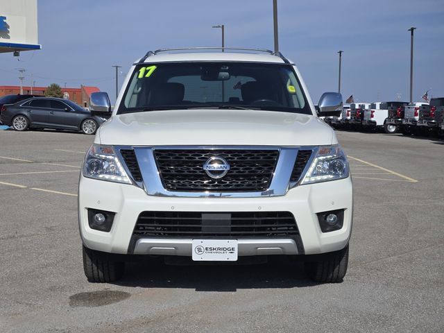 Used 2017 Nissan Armada Platinum with VIN JN8AY2NC2H9510373 for sale in Guthrie, OK