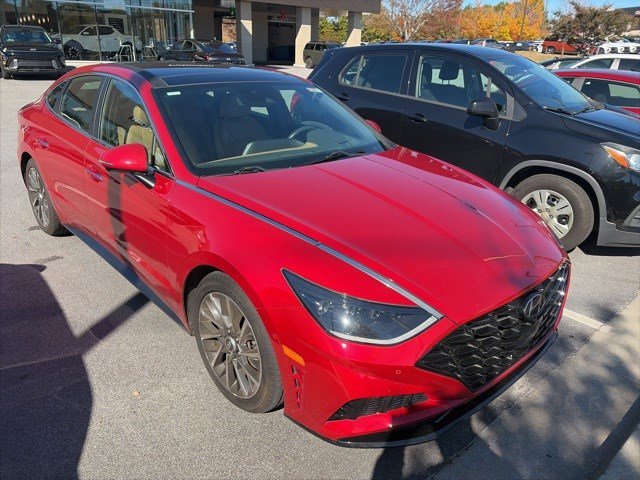 Used 2021 Hyundai Sonata Limited with VIN 5NPEH4J24MH115070 for sale in Lilburn, GA