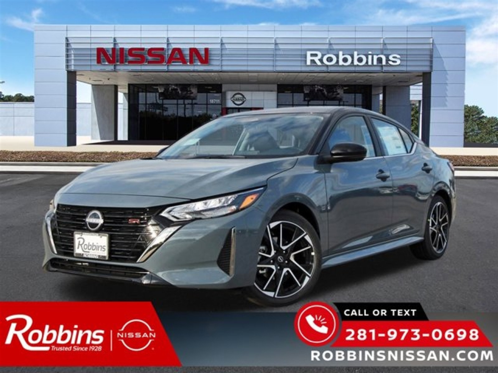 2025 Nissan Sentra SR Gray at Robbins Nissan