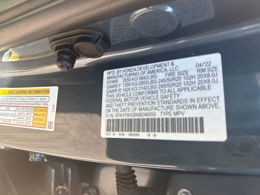 2022 Honda Pilot Special Edition photo 23