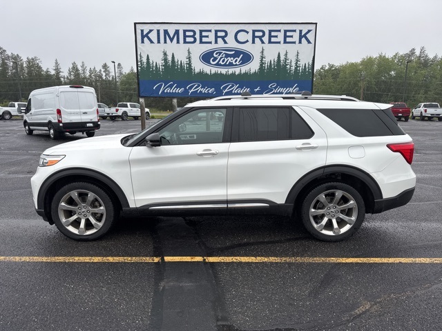 Used 2020 Ford Explorer Platinum with VIN 1FM5K8HCXLGA44737 for sale in Pine River, Minnesota