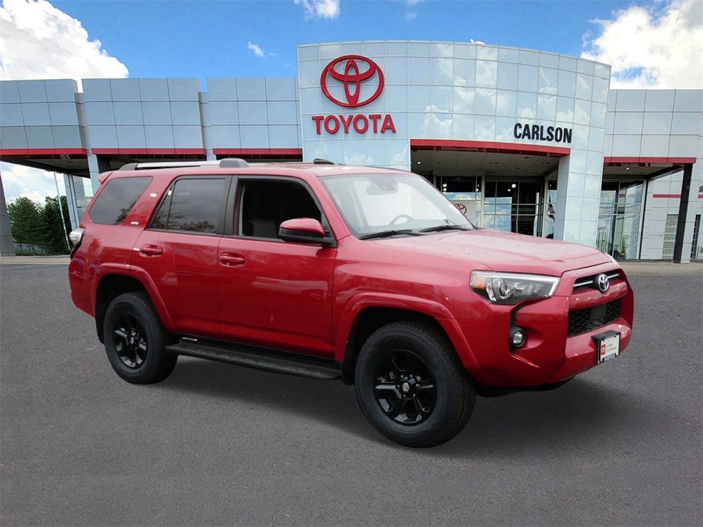 Certified 2024 Toyota 4Runner SR5 with VIN JTEMU5JR8R6277517 for sale in Minneapolis, Minnesota