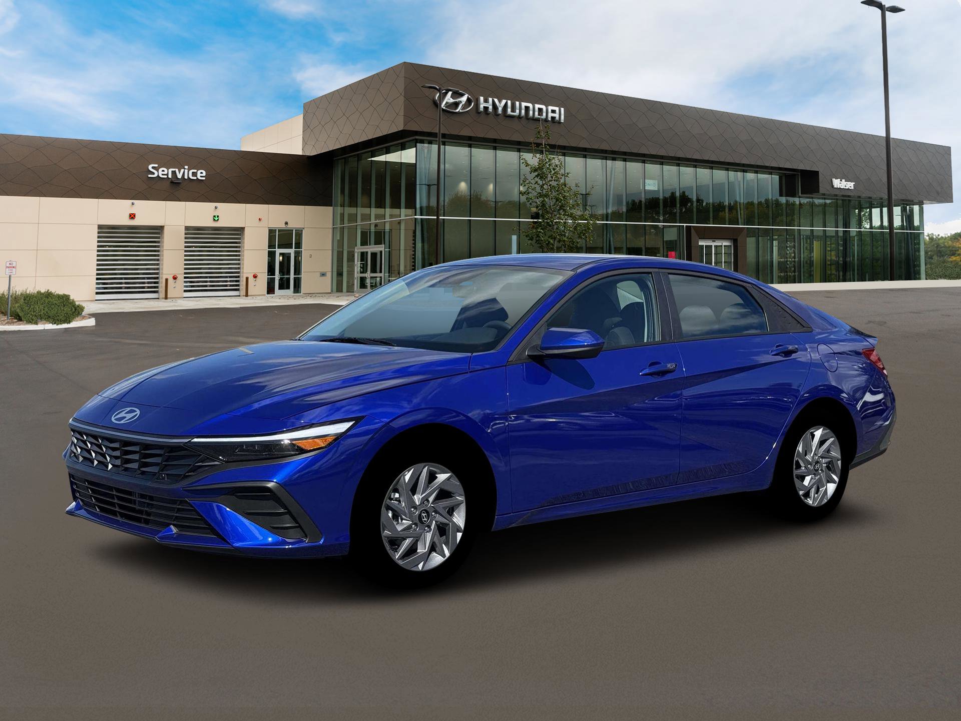 2026 Hyundai Elantra Hybrid Blue photo 2