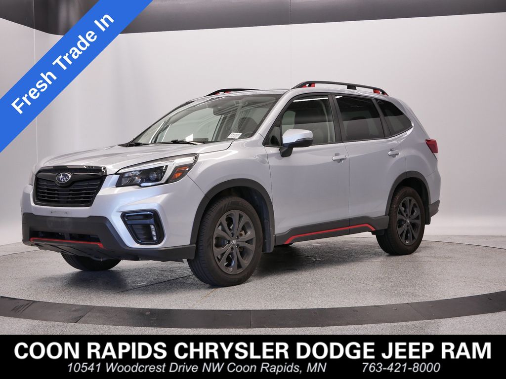 Used 2021 Subaru Forester Sport with VIN JF2SKARC7MH405979 for sale in Coon Rapids, Minnesota