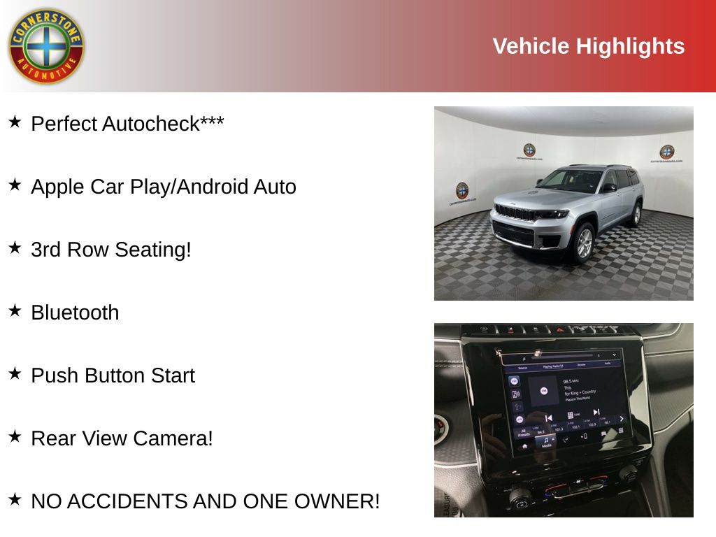 Certified 2023 Jeep Grand Cherokee L Laredo with VIN 1C4RJKAGXP8894922 for sale in Elk River, Minnesota