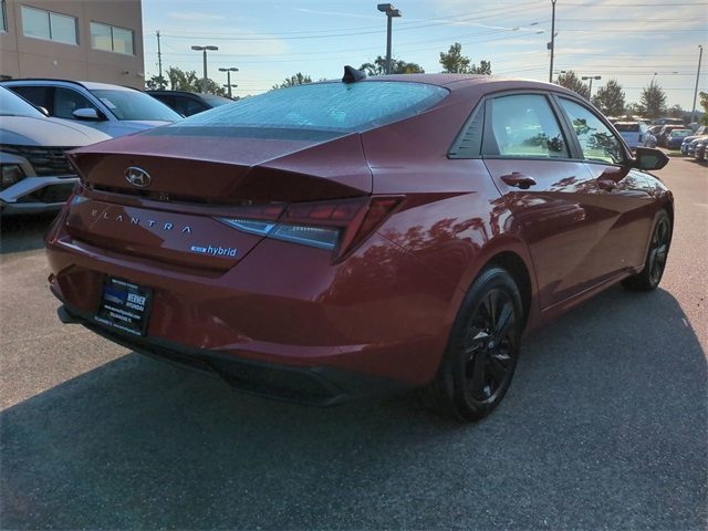 2023 Hyundai Elantra Hybrid Blue photo 4