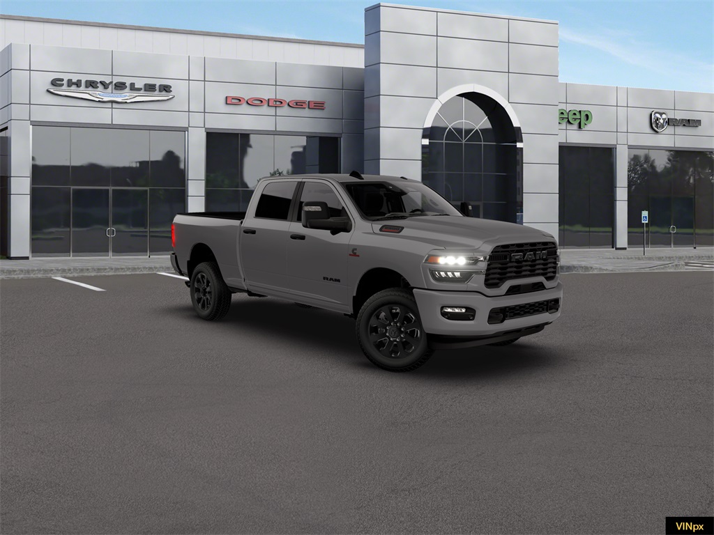 New 2026 Ceramic Gray Clear-Coat Exterior Paint RAM Big Horn Night Edition image 9