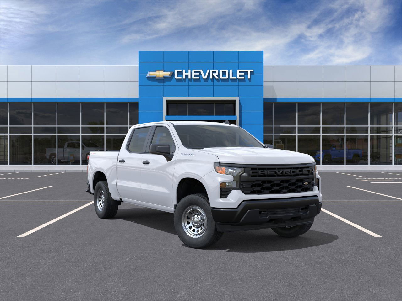 New 2024 Chevrolet Silverado 1500 WT Four Wheel Drive Crew Cab