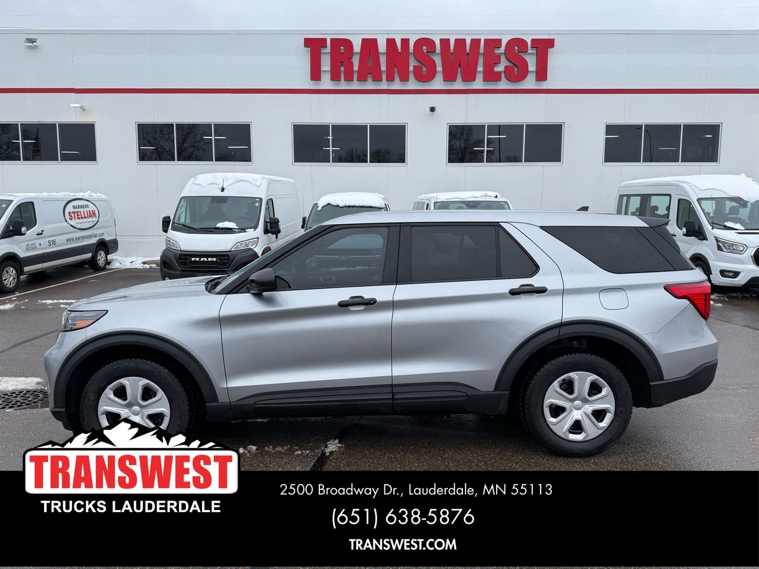 Used 2021 Ford Explorer Utility Police Interceptor with VIN 1FM5K8AB2MGB72246 for sale in Minneapolis, Minnesota