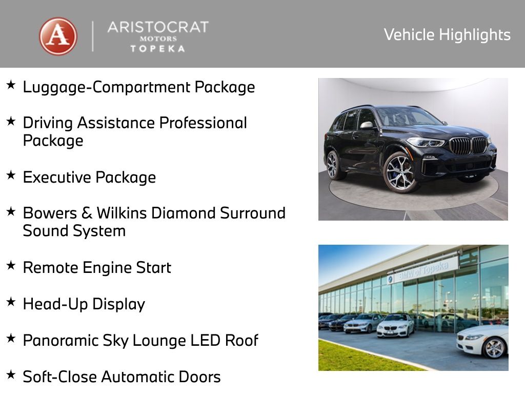 Used 2020 BMW X5 M50i with VIN 5UXJU4C04L9B29274 for sale in Kansas City