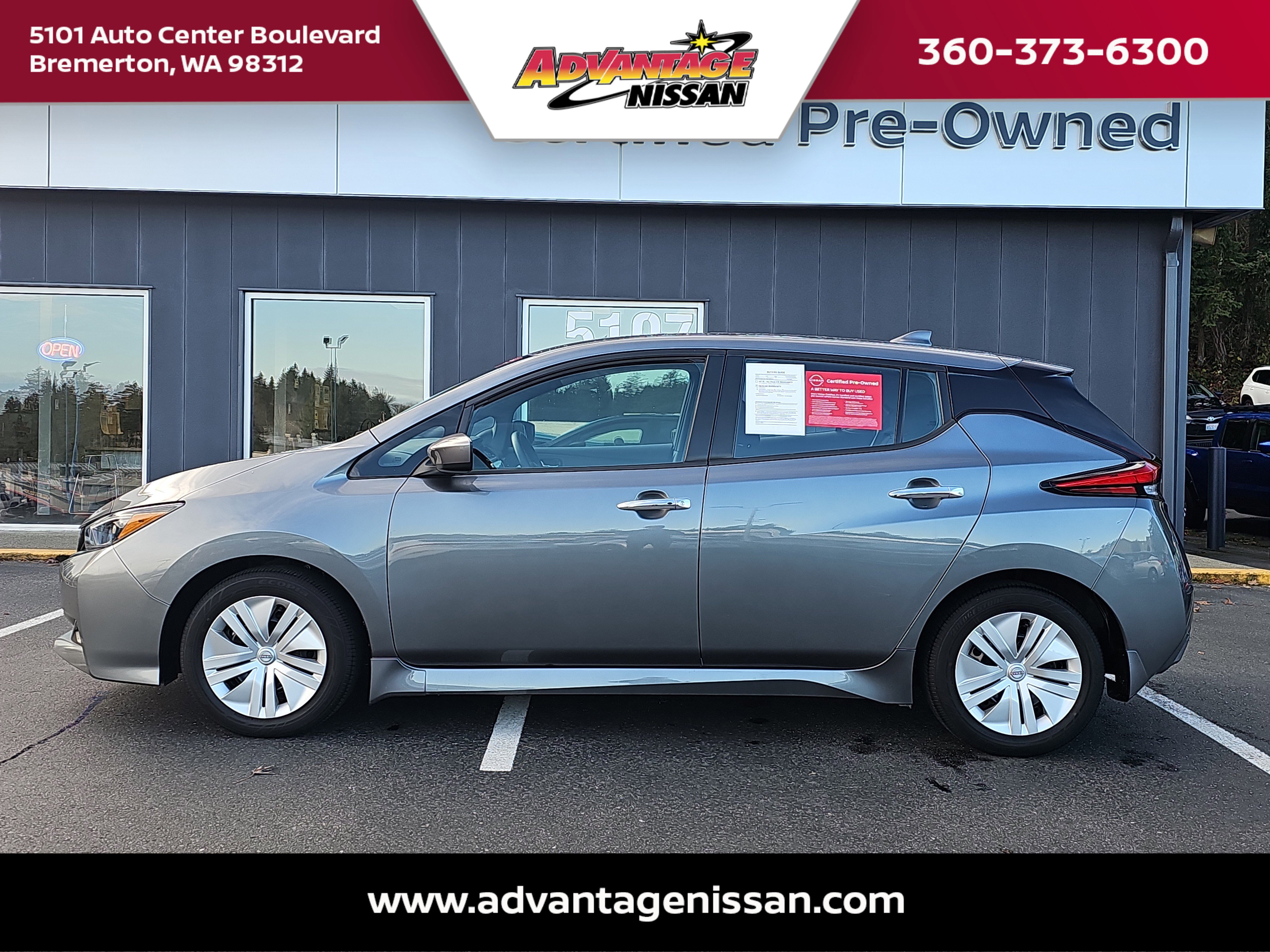 Used 2023 Nissan Leaf S with VIN 1N4AZ1BV8PC561652 for sale in Bremerton, WA