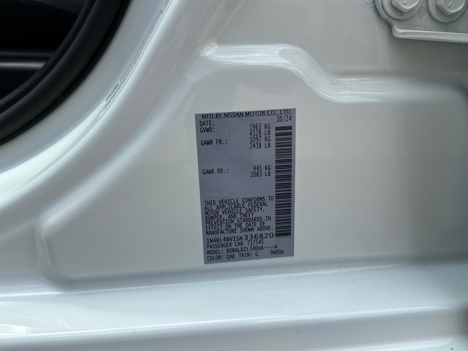 2025 Nissan Altima 2.5 S photo 30