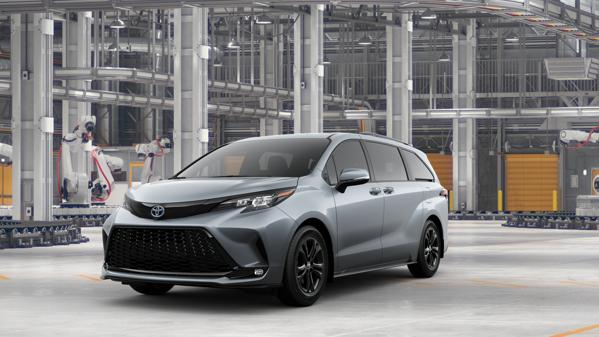 New 2025 Celestial Silver Metallic Toyota XSE image 1