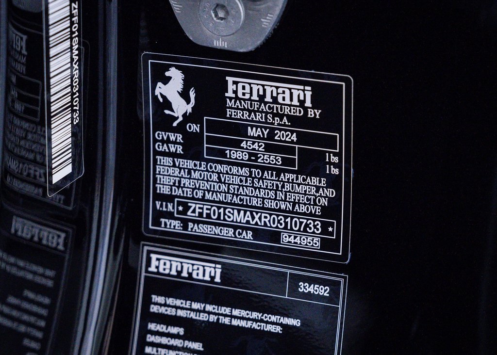 Certified Used 2024 Black Ferrari image 34