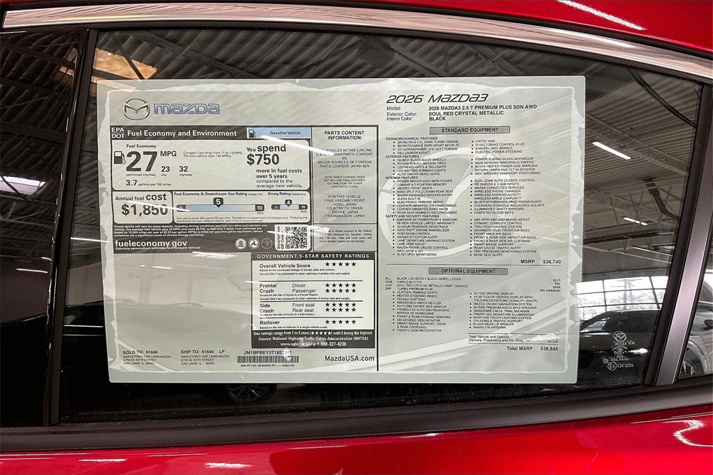 2026 MAZDA MAZDA3 - Image 12