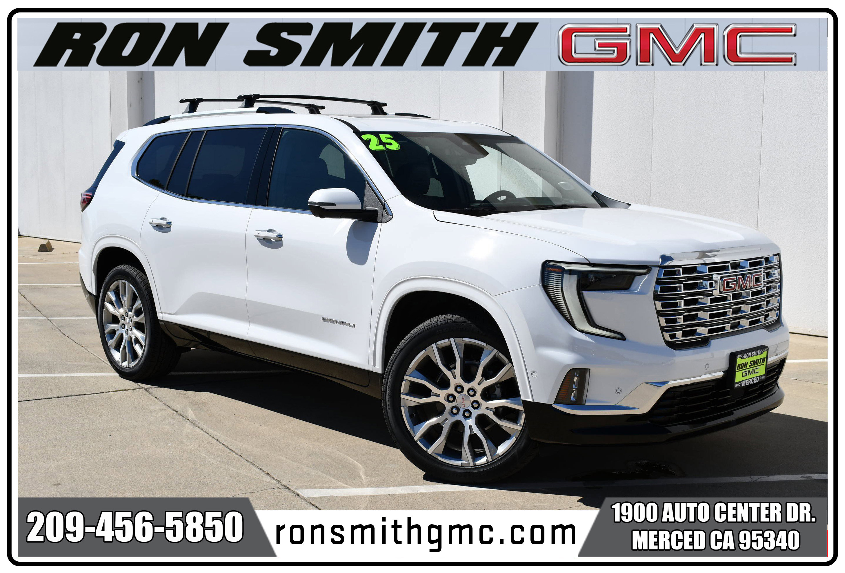 New 2025 Summit White GMC Denali image 1