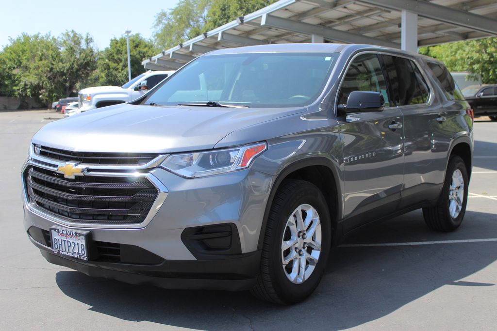 Used 2019 Chevrolet Traverse LS with VIN 1GNERFKW8KJ198976 for sale in Davis, CA