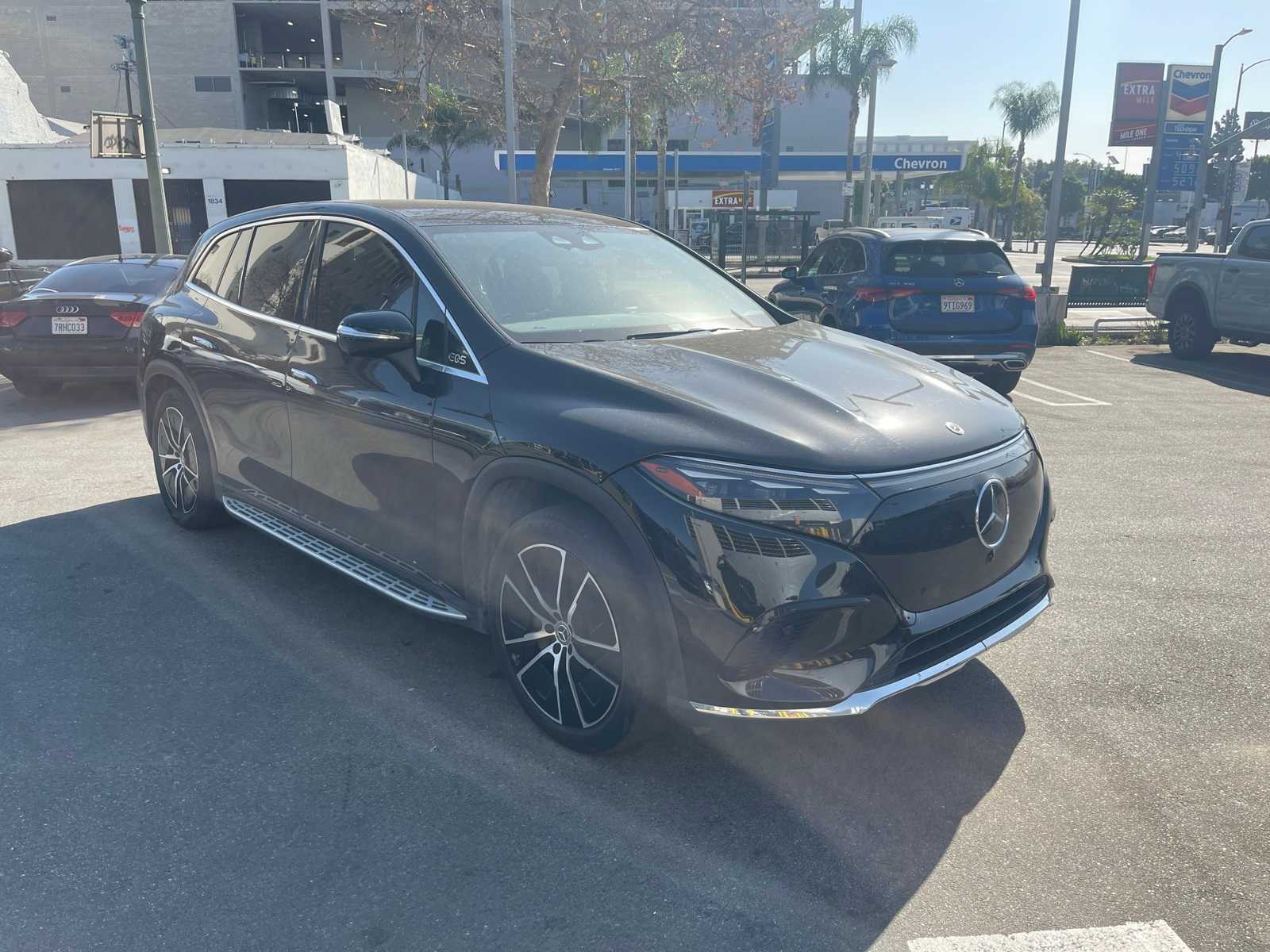 Certified 2023 Mercedes-Benz EQS SUV Base with VIN 4JGDM2DB2PA009571 for sale in Los Angeles, CA