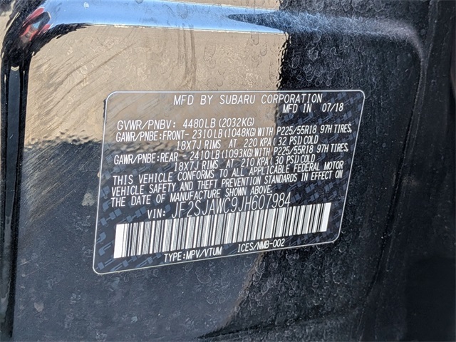 2018 Subaru Forester 2.5i Touring photo 35