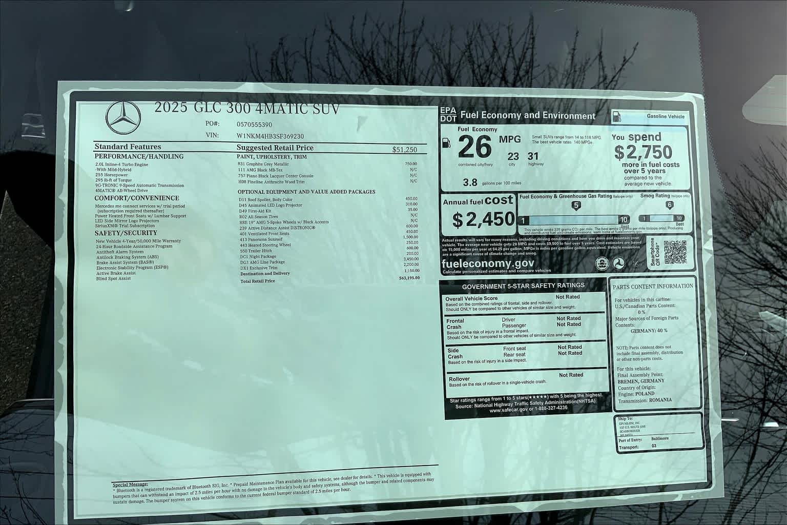 2025 Mercedes Benz GLC 300 4MATIC photo 23