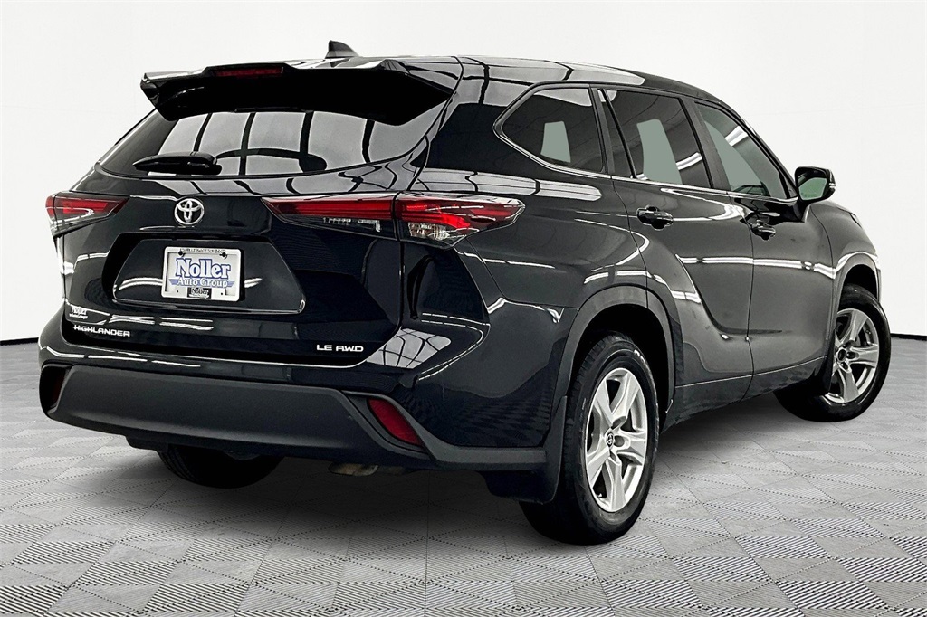 Used 2024 Midnight Black Metallic Toyota LE image 2