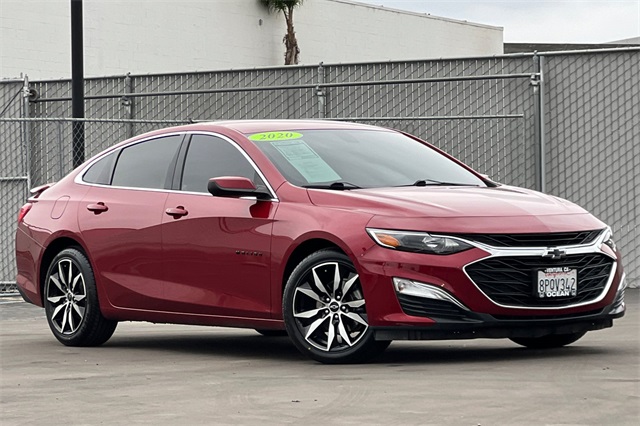 Used 2020 Chevrolet Malibu RS with VIN 1G1ZG5STXLF115707 for sale in Ventura, CA