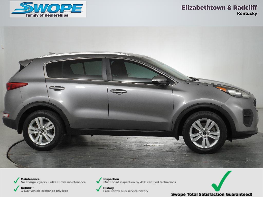 Used 2018 Kia Sportage LX with VIN KNDPM3AC8J7418733 for sale in Elizabethtown, KY