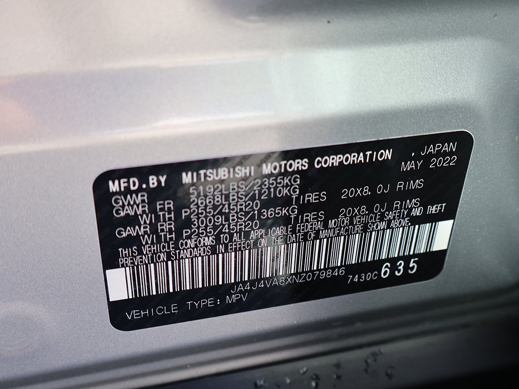 2022 Mitsubishi Outlander SEL photo 58