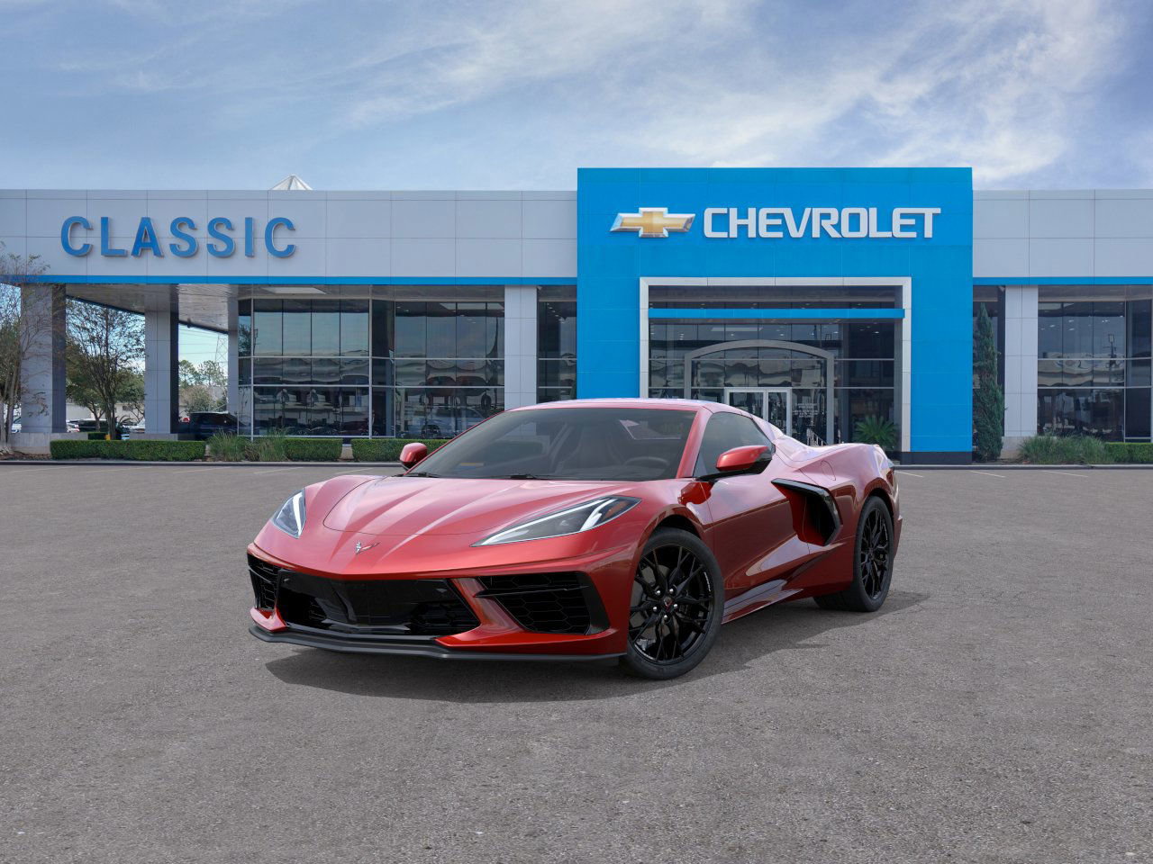 2026 Chevrolet Corvette Stingray 2LT Red at Classic Elite Chevrolet Hwy 6