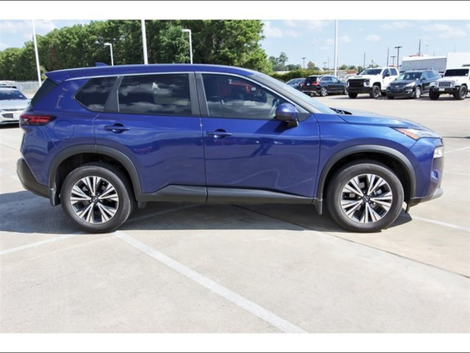 2023 Nissan Rogue SV Blue at Robbins Nissan