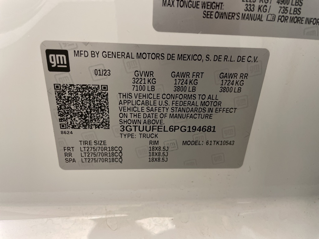 2023 Gmc Sierra 1500 AT4X photo 28