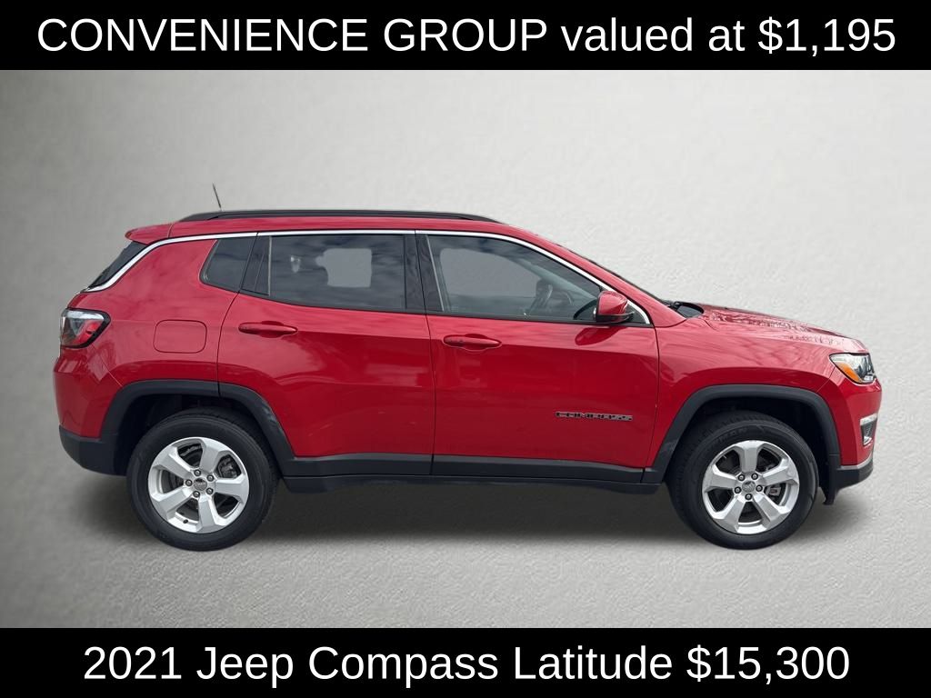 Used 2021 Jeep Compass Latitude with VIN 3C4NJDBB3MT598599 for sale in Elizabethtown, KY