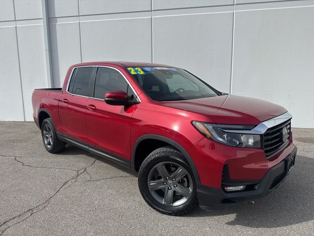 Used 2023 Honda Ridgeline RTL with VIN 5FPYK3F55PB014335 for sale in Kansas City