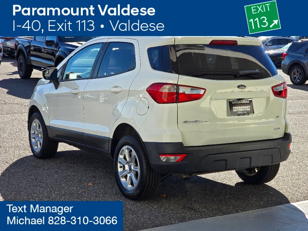 Used 2019 Ford Ecosport SE with VIN MAJ6S3GL8KC278691 for sale in Connelly Springs, NC
